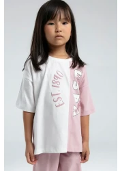 U.S. Polo Assn. Girl's Pink Bermuda Set