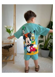 JELİBOOM طقم شورت للأطفال مصنوع من القطن العضوي بنسبة 100%