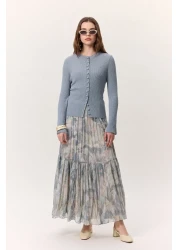 Manuka علامة Deçrül Deçrül Pileselein باللون الأزرق