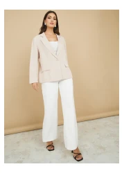 Styli بنطلون عالي الخصر واسع الساق