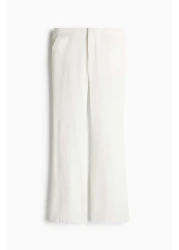 H&M Linen-blend Tailored Trousers