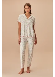 Suwen Butterfly Masculine Pajama Set