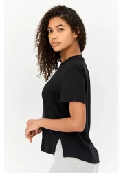 adidas Women Sportswear Fit Short Sleeve Training T-shirt, Black