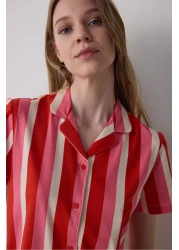 Penti Sophie Shirt Pants Ecru Pajama Set