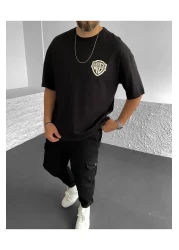 npLStore Printed Large Size Oversize Cotton Unisex T-Shirt