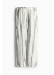 H&M Straight drawstring trousers