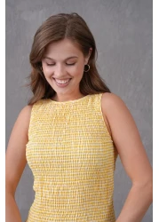 Park Karon فستان منسوج صيفي طويل من القماش القطني من Gipeli