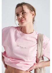 The Champ Clothing The Wellness Era Printed 100% Cotton Oversize Women's T-Shirt