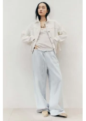 H&M بنطلون جينز برباط