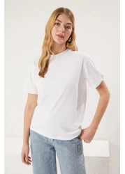  Collection حزمة من 2 تي شيرت أبيض بياقة واقفة من القطن بنسبة 100% - TWOSS20TS1500