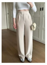 OYYOMODA Ultra High Waist Circuit Palazzo Pleated Trousers