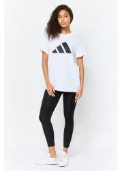 adidas Women Sportswear Fit Short Sleeve Training T-shirt, White