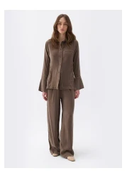 Nocturne قميص بتفاصيل خياطة