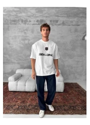 SENTİNEL WEAR تي شيرت مطرز من بارشا (تصميم ترافيس سكوت خاص)