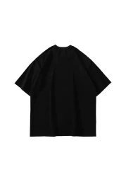 Sekizbiraltı Jaguar Printed Oversize Unisex Black Tshirt