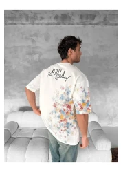 KUN SPORTSWEAR تفاصيل طباعة الظهر، مقاس كبير ممتاز للجنسين