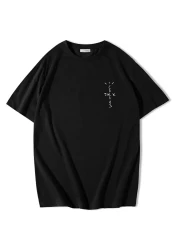 BRZ COLLECTION تي شيرت ترافيس سكوت كاكتوس جاك كبير الحجم للجنسين