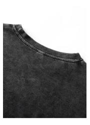 Touz Moda Stuck in the 90's Printed Washable Vintage Unisex Oversize T-Shirt