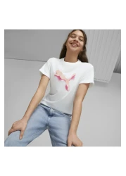 Puma White T-Shirt For kids