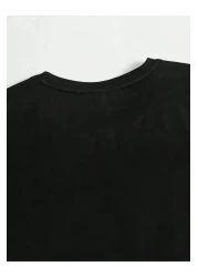 qubo sportswear & company Qubo Unisex Oversize Printed Cotton Crew Neck Short Sleeve T-Shirt