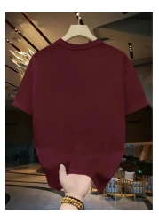 Machetta تي شيرت مطبوع كبير الحجم للجنسين مصنوع من القطن بنسبة 100%