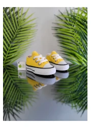 elma bebe Comfortable Fit Girl Boy Baby Unisex Baby Kids Short Lace-Up Linen Canvas Sneaker Sports Shoes