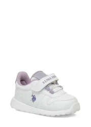 U.S. Polo Assn. Garfield Jr 5Fx White Female Child Sneaker Shoes
