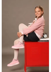 Jump 27758 Velcro High Top Rose Color Sneaker Comfortable Sports Shoes