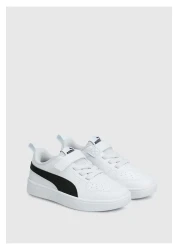 Puma حذاء رياضي أبيض للأطفال من ريكي - Ac Ps، 385836 -01
