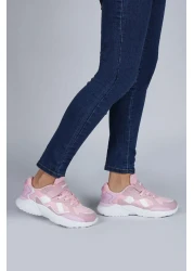 Jump 29189 Velcro Pink - White Girl's Sneaker Casual Sneakers