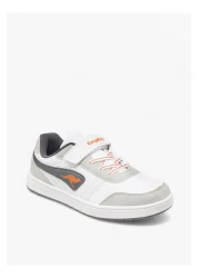 Kangaroos حذاء رياضي للأولاد مزين بشعار مع إغلاق بخطاف وحلقة