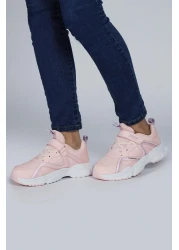 Jump 29603 Velcro Salmon Pink Girls' Sneakers Casual Sneakers