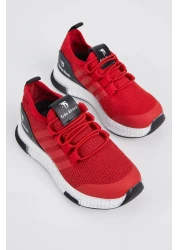 Tonny Black حذاء رياضي أحمر للجنسين للأطفال Tbqnt