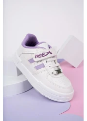 Muggo Jerry Daily Unisex Children's Guaranteed Elastic and Velcro Comfortable Sneaker Sports Shoes