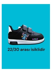 LİASSHOES Lighted Pink Leylok Setik Girls' Sneakers (31/35 Not Lighted)