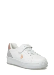 U.S. Polo Assn. UNIV 4FX White Girls' Sneaker