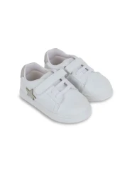 First Step Gray Star Velcro Casual Sneaker Sports Shoes-s-1000