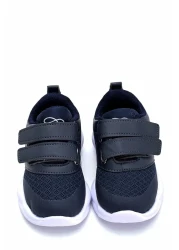 First Step حذاء رياضي خفيف للغاية من إسفنج الذاكرة للأطفال باللون الأزرق الداكن M-1000