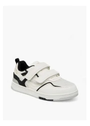 Mister Duchini Panelled Sneakers with Hook and Loop Closure