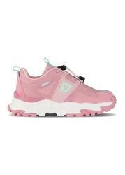 Vicco Cobalt Orthopedic Children's Sports Shoes - Smart Rubber Laces, Powder