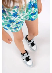 McDark حذاء رياضي طويل القامة للجنسين باللون الأزرق للأطفال