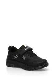 Kinetix Watson P 4Pr Black Boy's Sports Shoes