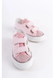 KATEYLER الموسم الجديد - حذاء كاجوال لتقويم العظام بشريط فيلكرو وردي اللون للفتيات (21-30 مضيئة)