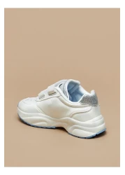 DİSNEY حذاء رياضي بطبعة فروزن مزود بخطاف وحلقة للإغلاق