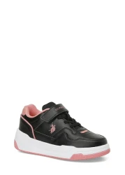 U.S. Polo Assn. Milow Jr 4Pr Black Girl's Sneaker