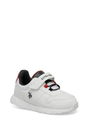 U.S. Polo Assn. Boys' Sports Shoes - GARFIELD JR 4FX White