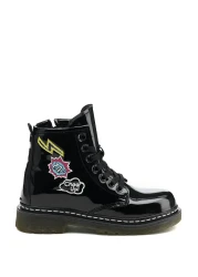 Polaris 510775f1pr Black Girl's Sneaker Boots
