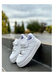 Muggo Jerry Daily Unisex Children's Guaranteed Elastic and Velcro Comfortable Sneaker Sports Shoes