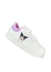 ALTUNTAŞ Chrome Printed Girls' Boys' Unisex Cirt Velcro Lightweight Sports Shoes Lilac