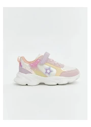 LC Waikiki Lcw Steps Mixed Color Blocks Lace-Up and Velcro Girls' Sneakers